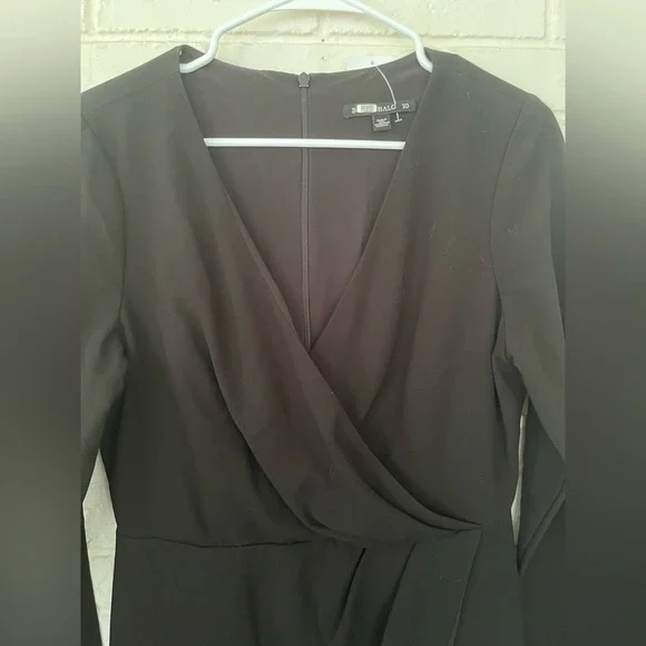 Black Halo Carie Mini Little Black Dress Size 10 - Picture 5 of 5
